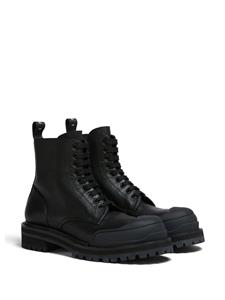 Marni Combat boots met vlakken - Zwart