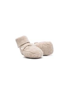 Tartine Et Chocolat knitted cashmere slippers - Beige