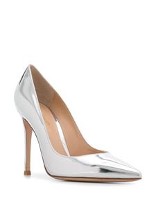 Gianvito Rossi Pumps met puntige neus - Zilver