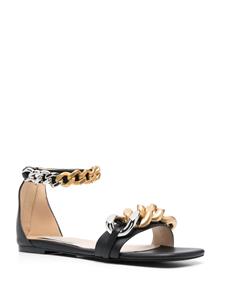 Stella McCartney Falabella sandalen met ketting afwerking - Zwart