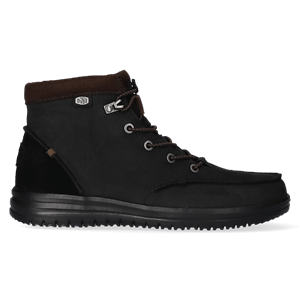 HEYDUDE Boots Heren Bradley Leather ZwartLeer