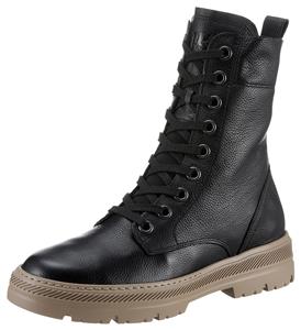 Paul Green Hoge veterschoenen met contrastkleurige zool