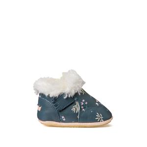 EASY PEASY Soepele slofjes in gevoerd leer My Foublu