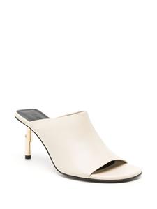 Lanvin Sequence leren muiltjes - Beige