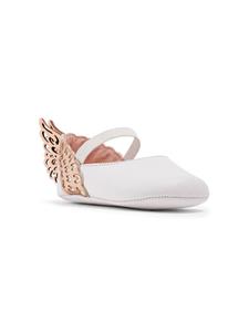 Sophia Webster Mini Evangeline ballerina's met vlinder - Wit