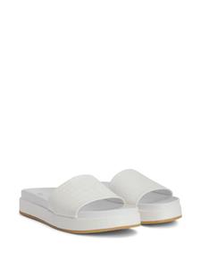 Giuseppe Zanotti Gz-indi leren slippers - Wit