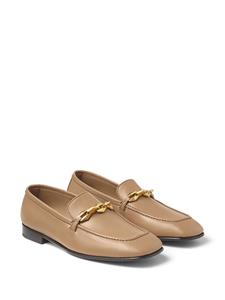 Jimmy Choo Diamond Tilda leren loafers - Beige