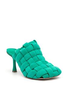 A.W.A.K.E. Mode Lupita suède muiltjes - Groen