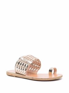 Ancient Greek Sandals Muiltjes met metallic-effect - Goud