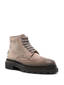 Santoni Leren laarzen - Beige