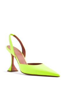 Amina Muaddi Holli slingback pumps - Groen