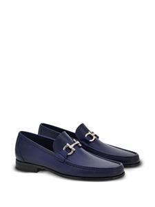 Ferragamo Loafers met Gancini-plakkaat - Blauw