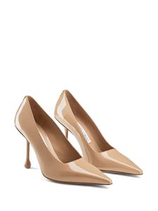 Jimmy Choo Ixia lakleren pumps - Beige