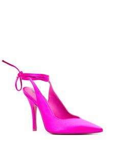 The Attico Venus satijnen slingback pumps - Roze