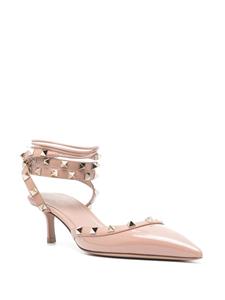 Valentino Rockstud lakleren pumps - Roze