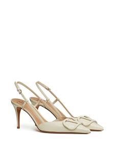 Valentino VLogo Signature slingback pumps - Wit