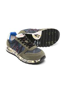 Premiata Kids Lucy sneakers met vlakken - Groen