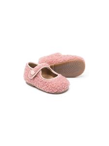 Vilten ballerina's - Roze