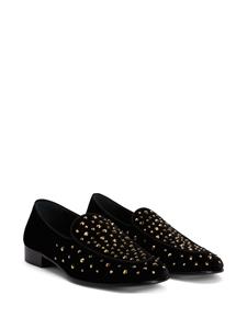 Giuseppe Zanotti Rudolph loafers verfraaid met parels - Zwart