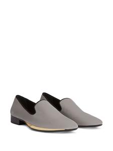 Giuseppe Zanotti Flash fluwelen loafers - Grijs