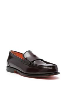 Santoni Loafers met ronde neus - Paars