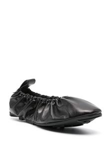 Medea Leren ballerina's - Zwart