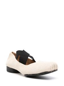 Uma Wang Ballerina's met vierkante neus - Beige