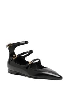 Bally Marilou ballerina's met puntige neus - Zwart