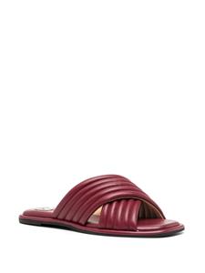 Michael Kors Portia leren sandalen - Rood