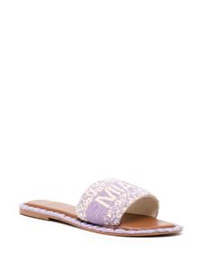 DE SIENA SHOES Sandalen met gevlochten bandje - Paars