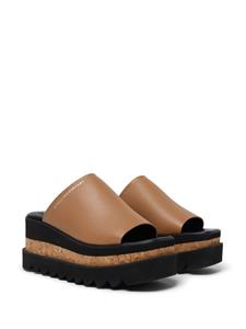 Stella McCartney 80mm Sneak-Elyse platform sandals - Bruin