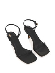 ANINE BING Sandalen met logoplakkaat - Zwart
