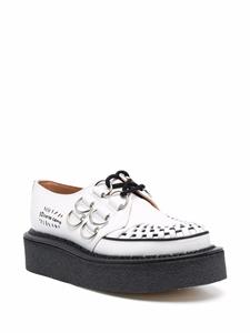 George Cox Sneakers met D-ring - Wit