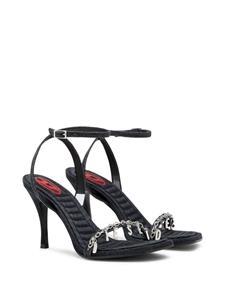 Diesel D-Vina SDL sandalen - Zwart