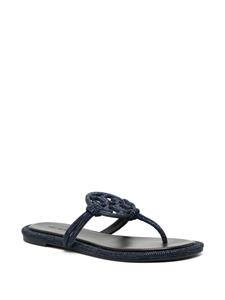 Tory Burch Miller Pavé sandalen verfraaid met kristallen - Blauw