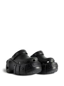 Balenciaga x Crocs muiltjes met plateauzool - Zwart