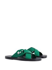 Gucci Sandalen met GG-logo - Groen