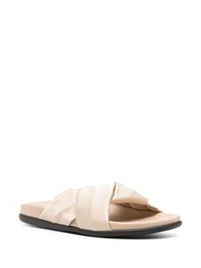 Ancient Greek Sandals Whitney satijnen slippers - Beige