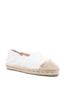 Castañer Espadrilles met contrasterende neus - Wit