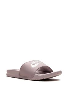 Nike Benassi Just Do It-slippers - Roze