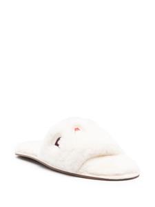 Paul Smith Slippers van imitatiebont - Wit