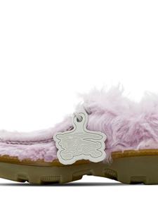 Burberry Creeper lammy derby schoenen - Roze