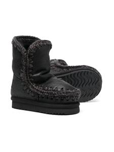 Mou Kids Eskimo enkellaarzen - Zwart