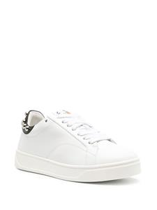 Lanvin Ddbo studded leather sneakers - Wit