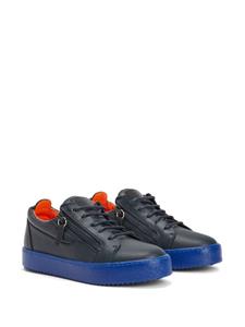 Giuseppe Zanotti Nicki leren sneakers - Blauw