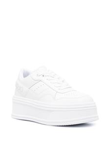 LIU JO Maxi Wonder leren sneakers - Wit