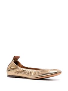 Lanvin Ballerina's met metallic-effect - Zilver