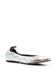 Lanvin Metallic ballerina's - Goud