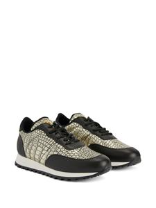 Giuseppe Zanotti Runner leren sneakers - Zwart