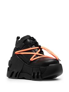 SWEAR Amazon sneakers met plateauzool - Zwart